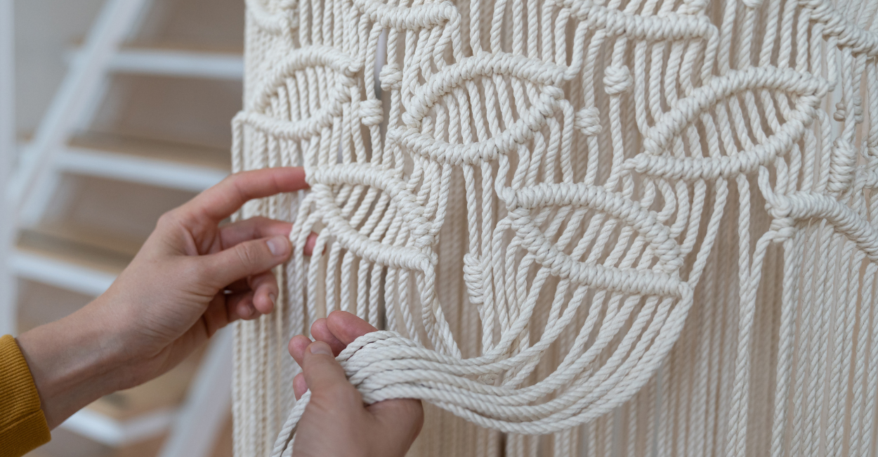 makrama ręcznie robiona